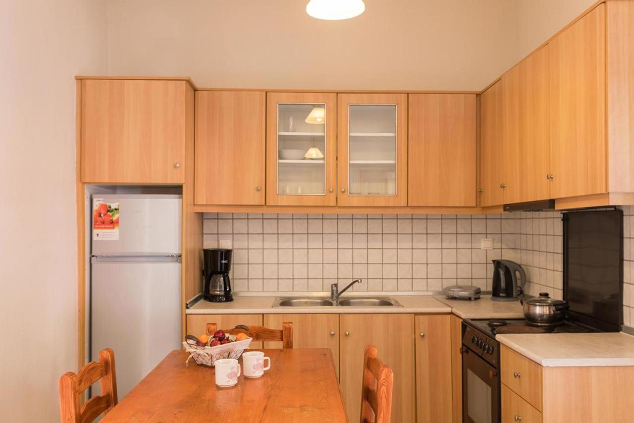 With Swimming Pool And Panorama Sea View - Appartement Pelekas